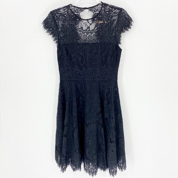 BB Dakota Dresses & Skirts - New BB DAKOTA Womens Black Dress Size 4  Open Back Lace Whimsy Goth Party